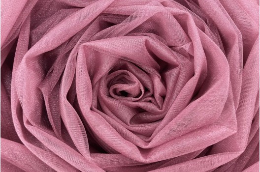 Еврофатин Karina, с блеском, пыльная роза, 300 см., арт. 88