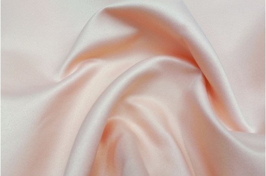 Свадебный сатин матовый, цвет розовый крем, арт.36, Турция