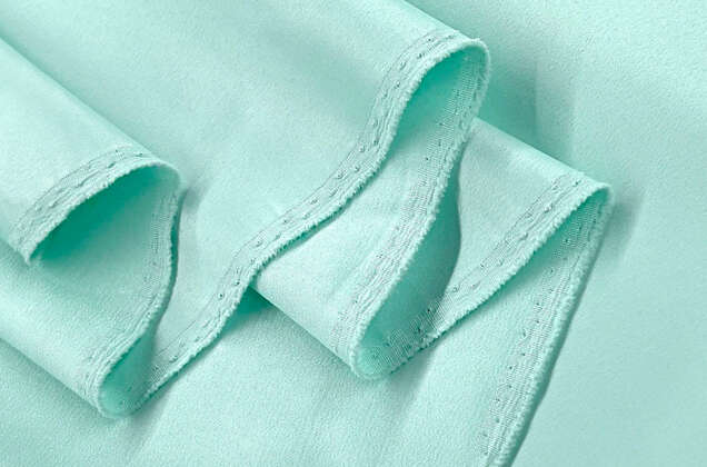 Свадебный сатин матовый, цвет светлая бирюза, арт.33, Турция 3