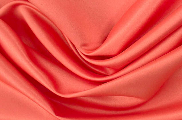 Свадебный сатин матовый, цвет коралловый, арт.25, Турция