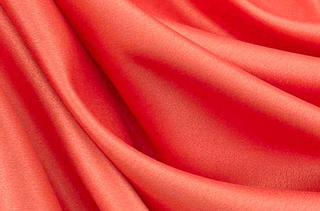 Свадебный сатин матовый, цвет коралловый, арт.25, Турция 1