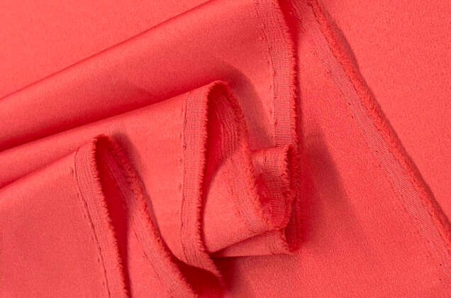 Свадебный сатин матовый, цвет коралловый, арт.25, Турция 3