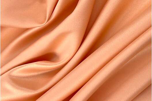 Свадебный сатин матовый, цвет персиковый, арт.24, Турция