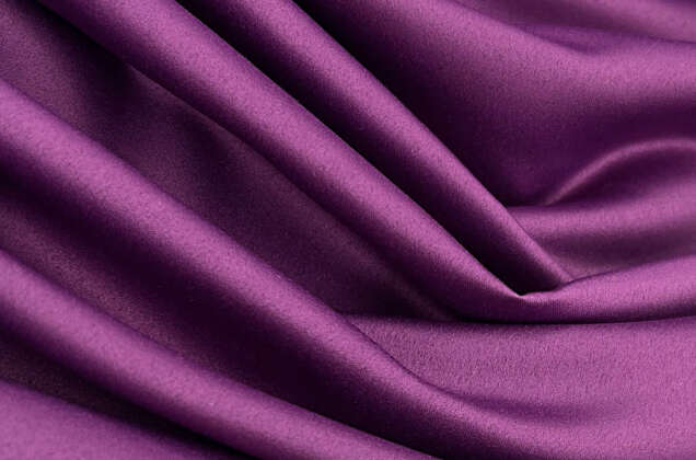 Свадебный сатин матовый, цвет ежевичный, арт.19, Турция 1
