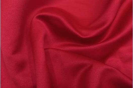Свадебный сатин матовый, цвет красный, арт.17, Турция