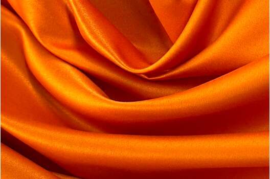 Свадебный сатин матовый, цвет оранжевый, арт.14, Турция