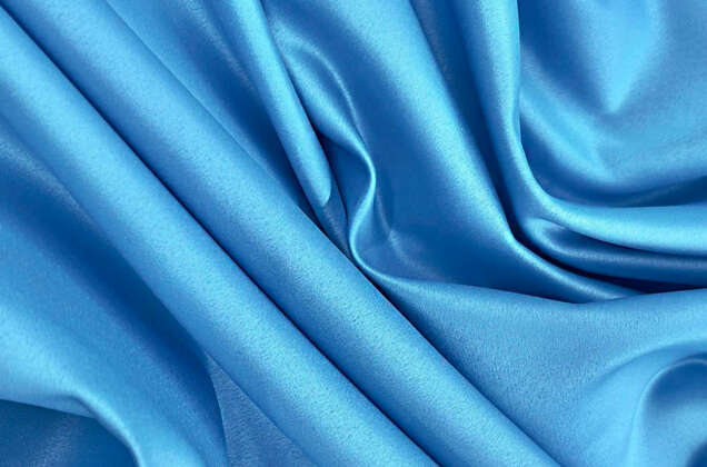 Свадебный сатин матовый, цвет голубой, арт.12, Турция