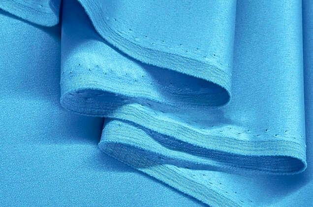 Свадебный сатин матовый, цвет голубой, арт.12, Турция 2