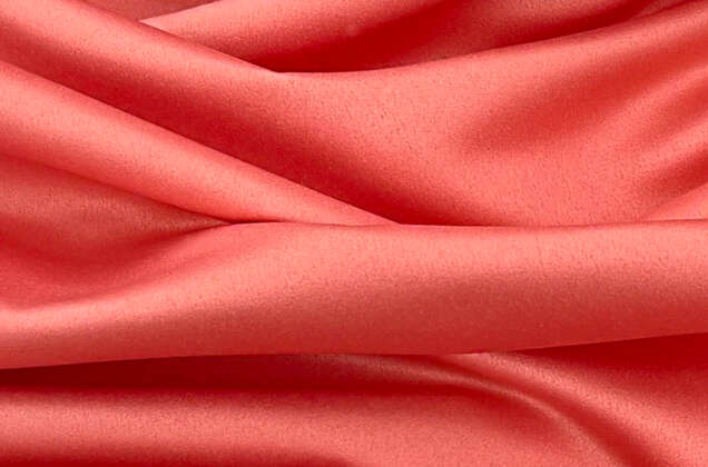Свадебный сатин матовый, цвет лососевый, арт.6, Турция