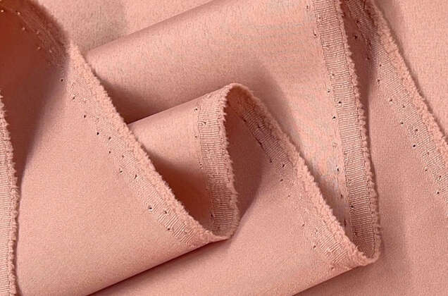 Свадебный сатин матовый, цвет пудровый, арт.4, Турция 1