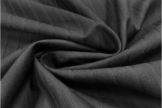 Костюмная темная полоска, чёрная