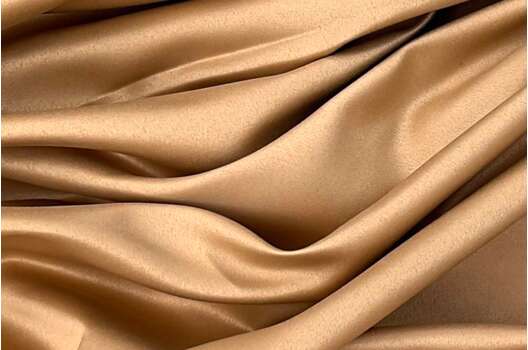 Свадебный сатин матовый, песочного цвета, арт.53, Турция