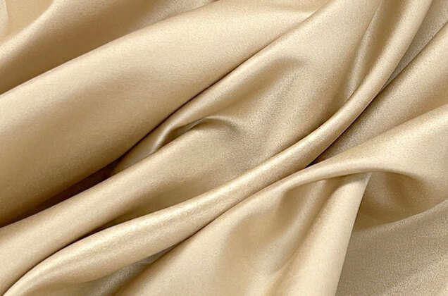 Свадебный сатин матовый, цвет бежевый, арт.51, Турция 1