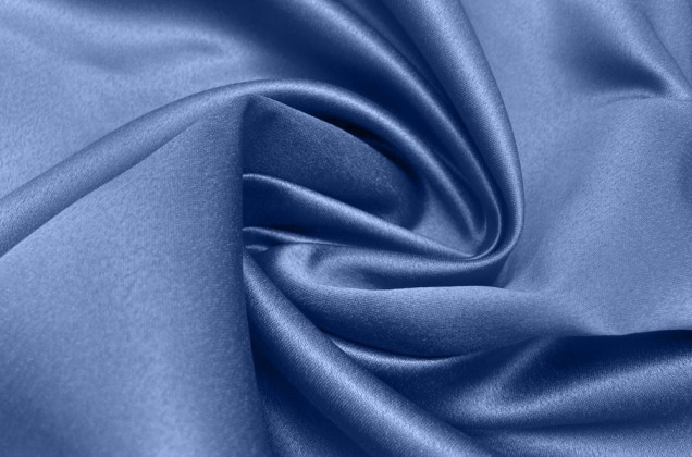 Свадебный сатин матовый, цвет синий, арт.50, Турция 1