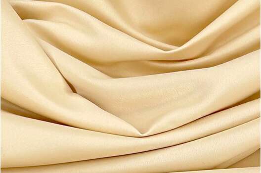 Свадебный сатин матовый, банановый крем, арт.46, Турция