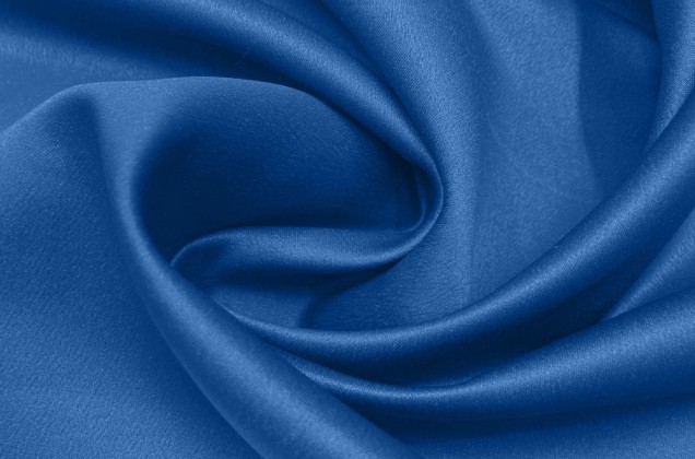 Свадебный сатин матовый, цвет синий, арт.40, Турция 1
