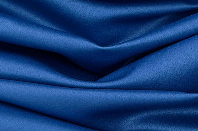 Свадебный сатин матовый, цвет синий, арт.40, Турция 1