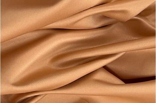 Свадебный сатин матовый, теплый коричневый, арт.39, Турция