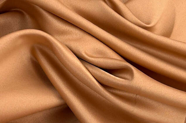 Свадебный сатин матовый, теплый коричневый, арт.39, Турция 1