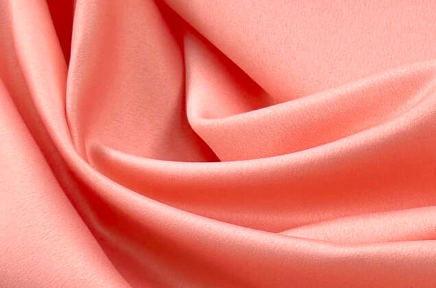 Свадебный сатин матовый, коралловый, арт.37, Турция
