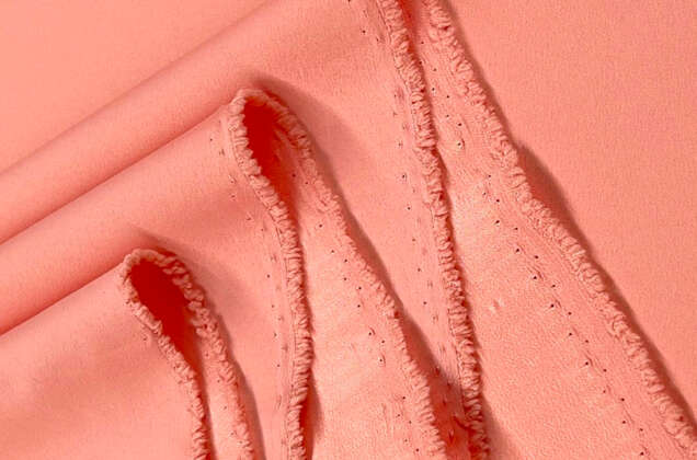 Свадебный сатин матовый, коралловый, арт.37, Турция 3