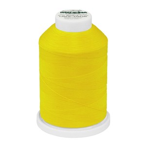 Нитки швейные текстурированные Aeroflock №100 (1000) Madeira, цвет 8230-желтый