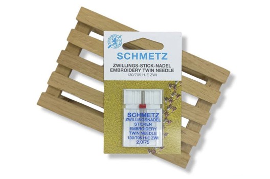 Schmetz для вышивки двойные №75/2.0, 1 шт