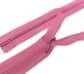 Молния потайная, 60 см цвет: розовый