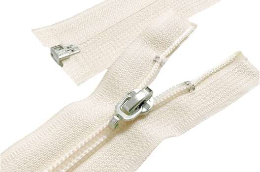 Молния спиральная, 80 см, тип 5, цвет 306 (гардения), разъемная