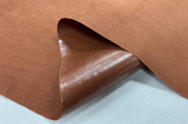Курточная ткань с мембраной Tops, медно-коричневая 2