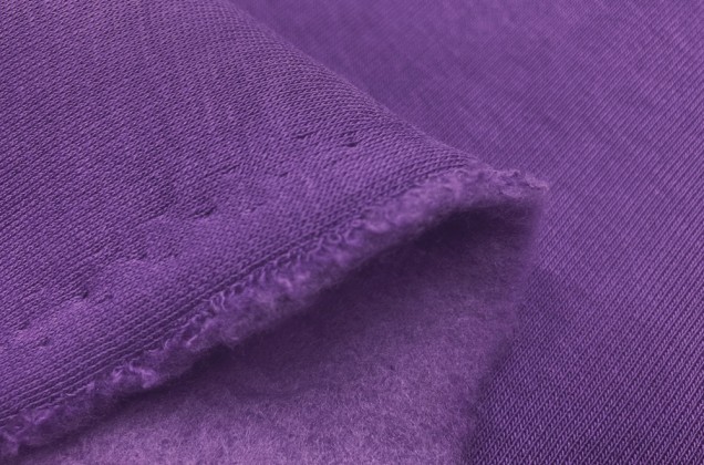 Футер 3-х нитка начес, фиолетовый 3