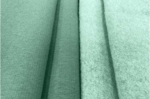 Футер 3-х нитка начес, светлый изумруд
