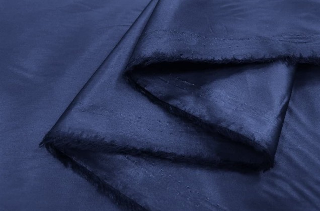 Ткань подкладочная пуходержащая BLOCCO, темно-синяя 3