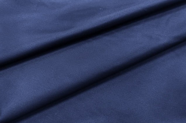 Ткань подкладочная пуходержащая BLOCCO, темно-синяя 2