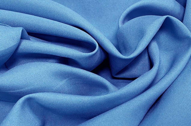 Габардин, голубой (S144)