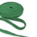 Шнур плоский, х/б, 10 мм цвет: зеленый