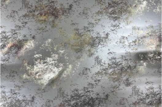 Светоотражающая ткань (рефлектив), золотое напыление