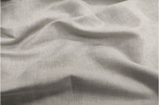 Лен постельный 06С158 (133) бежево-серого цвета, 220 см
