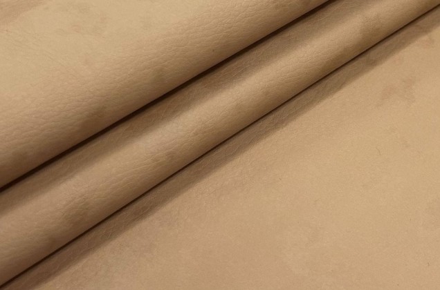 Мебельная экокожа матовая цвета коричневый мрамор