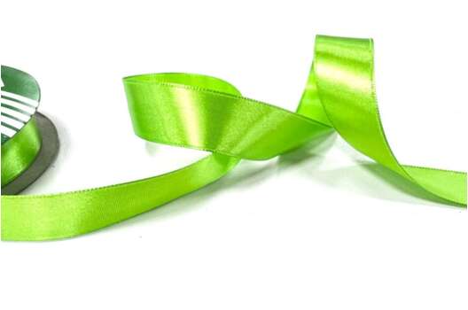 Лента атласная IDEAL, 25 мм, салатовая (3034)