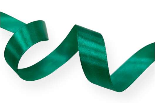 Лента атласная IDEAL, 25 мм, изумрудная (3045)