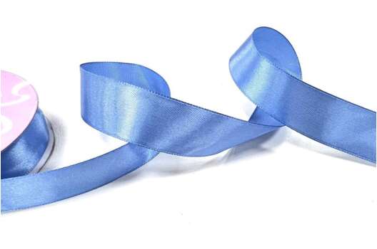 Лента атласная IDEAL, 25 мм, голубая (3103)