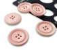 Пуговица на 4 прокола, 25 мм цвет: молочный