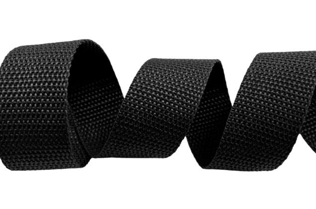 Лента ременная (стропа), 30 мм, черная