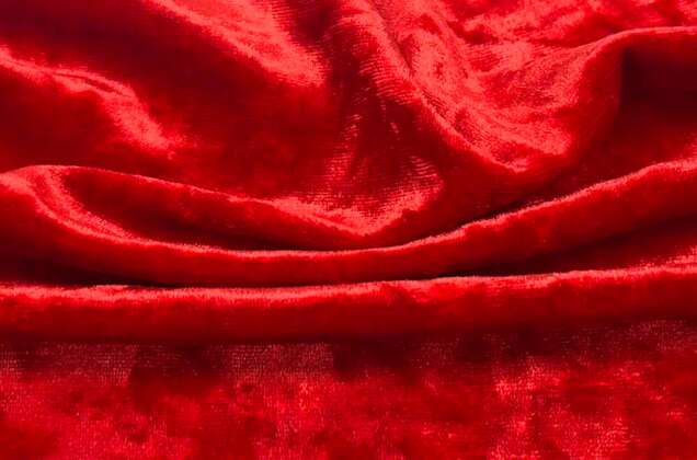 Бархат крэш (мрамор), красный чили, арт. 78