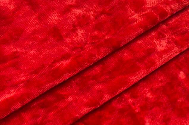 Бархат крэш (мрамор), красный чили, арт. 78 2