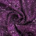 Пайетки на сетке-гофре цвет: фиолетовый