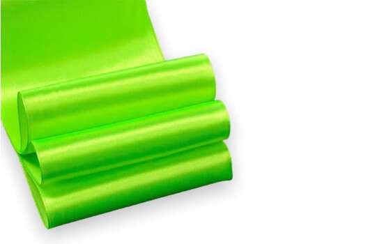 Лента атласная IDEAL, 100 мм, салатовая (3033)