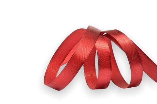 Лента атласная IDEAL, 12 мм, темно-красная (3091)