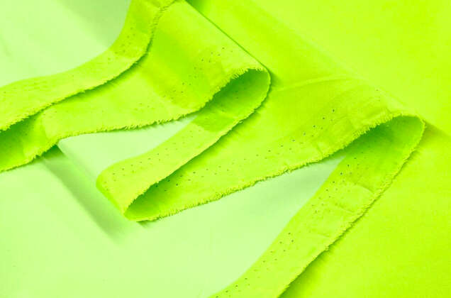 Плащевая Дюспо Royal, лайм неон (59764) 4